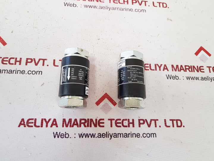 Hydro ball t6314ir15 non return valve