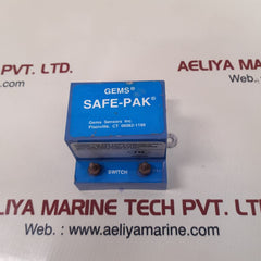 Gems st-44075 safe-pak sensors 120 vac 60 hz used