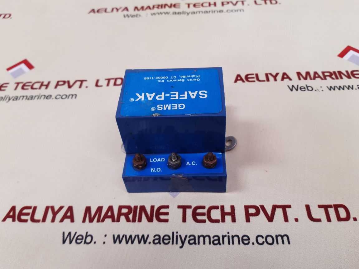 Gems st-44075 safe-pak sensors 120 vac 60 hz used