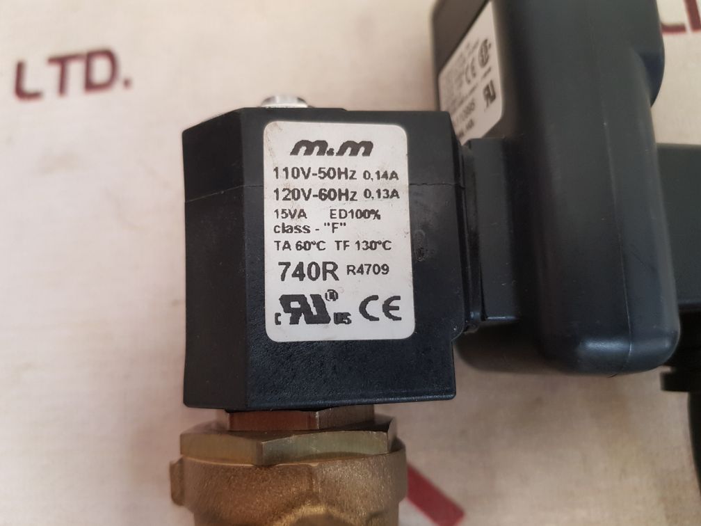 M&m 740r r4709 solenoid valve e188106 15va