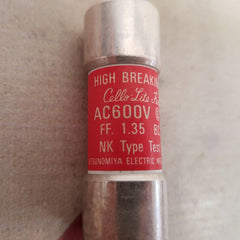 Set of 10x Utsunomiya electric jg1 cello-lite fuse ac600v 3a