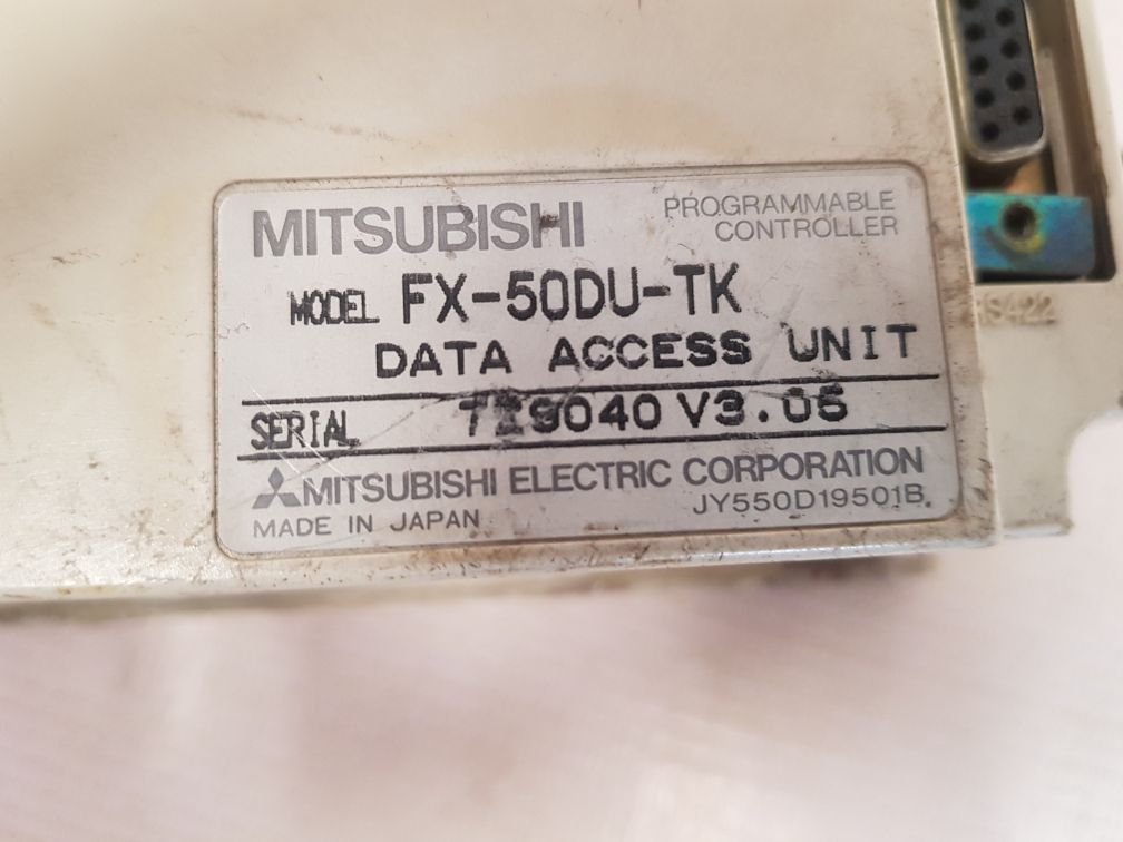 Mitsubishi fx-50du-tk operator interface touch screen access unit