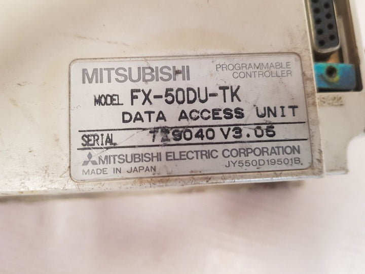 Mitsubishi fx-50du-tk operator interface touch screen access unit