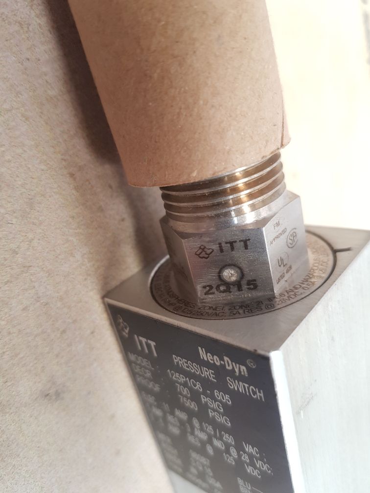 Itt neo-dyn pressure switch 125p1c6-605