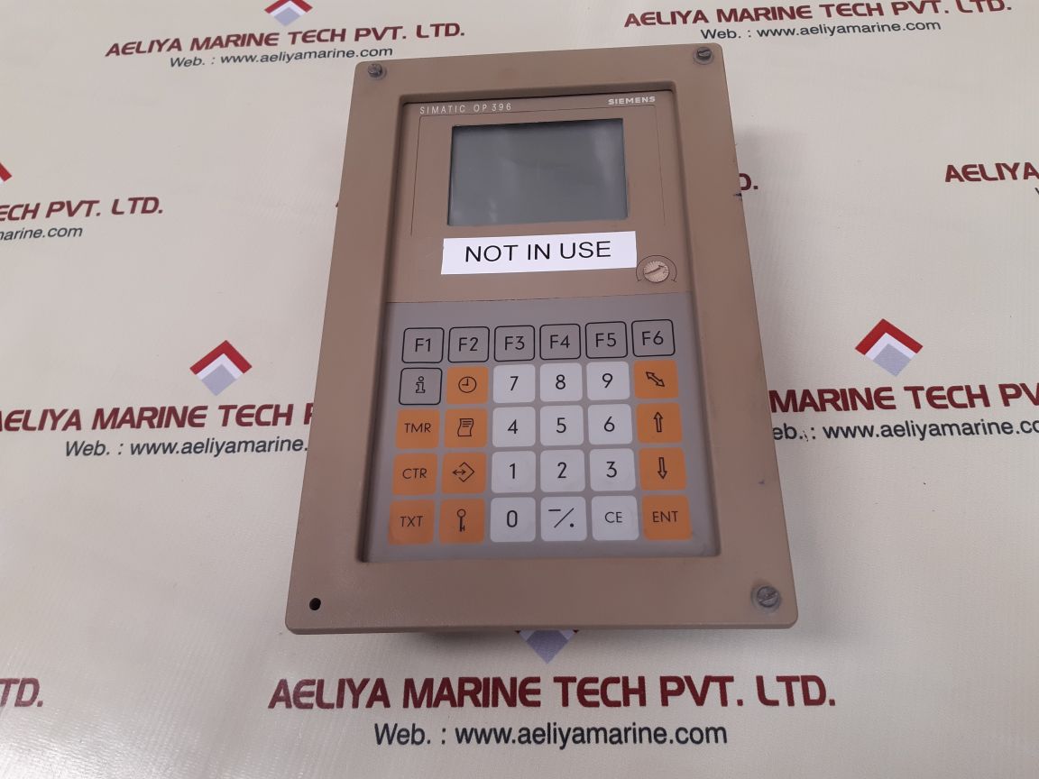 Siemens 6es5 396-0ua11 simatic op396 operator panel