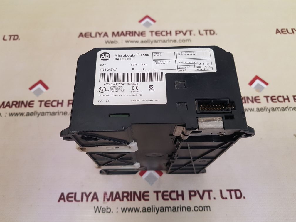 Allen-bradley 1764-24bwa ser b micro logic base unit 1500