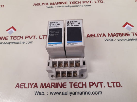 Omron 61f-gh + 61f-11h floatless level switch relay unit