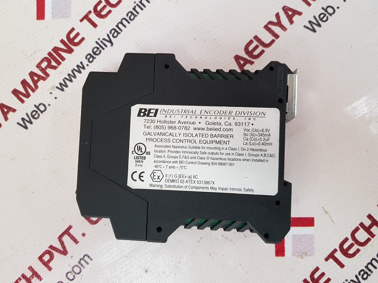 Bei 924-60004-003 galvanically isolated barrier i/o module
