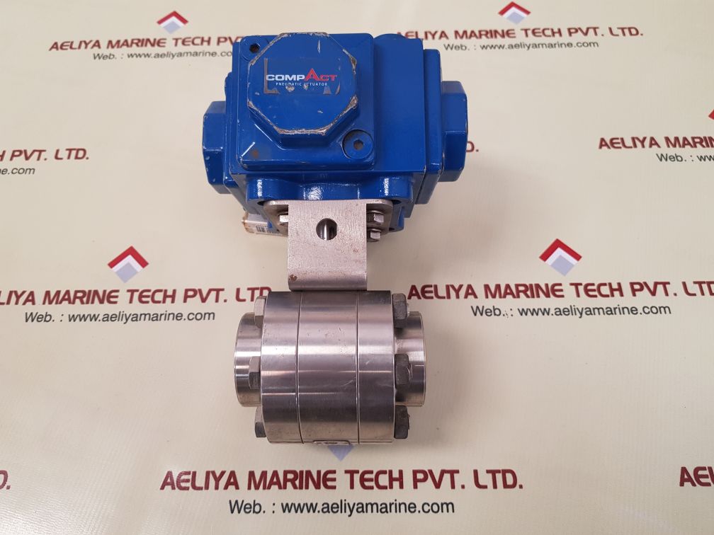 Habonim c25 sr-3 met pneumatic actuator compact valve 10 h27-666myb/din3852