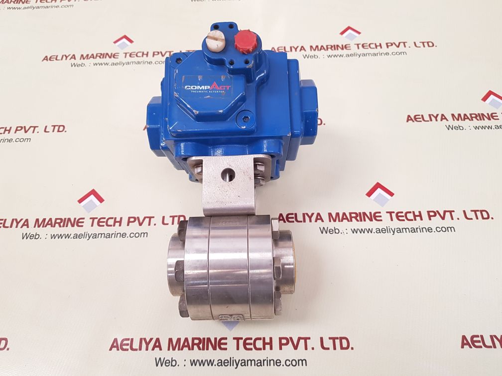 Habonim c25 sr-3 met pneumatic actuator compact valve 10 h27-666myb/din3852