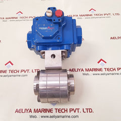 Habonim c25 sr-3 met pneumatic actuator compact valve 10 h27-666myb/din3852
