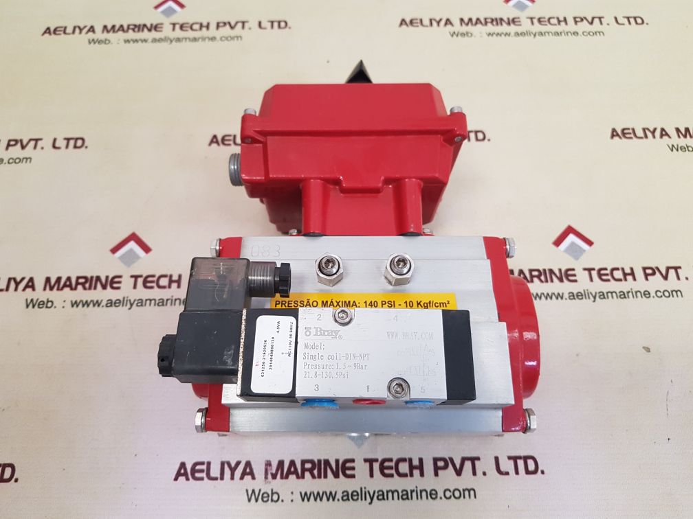 Bray 50-0406-12610-532 switch with 92-0830-11300-532 double acting actuator