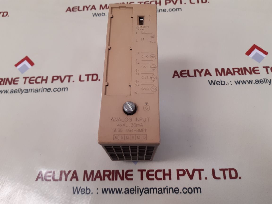 Siemens simatic s5 6es5 464-8me11 analog input module