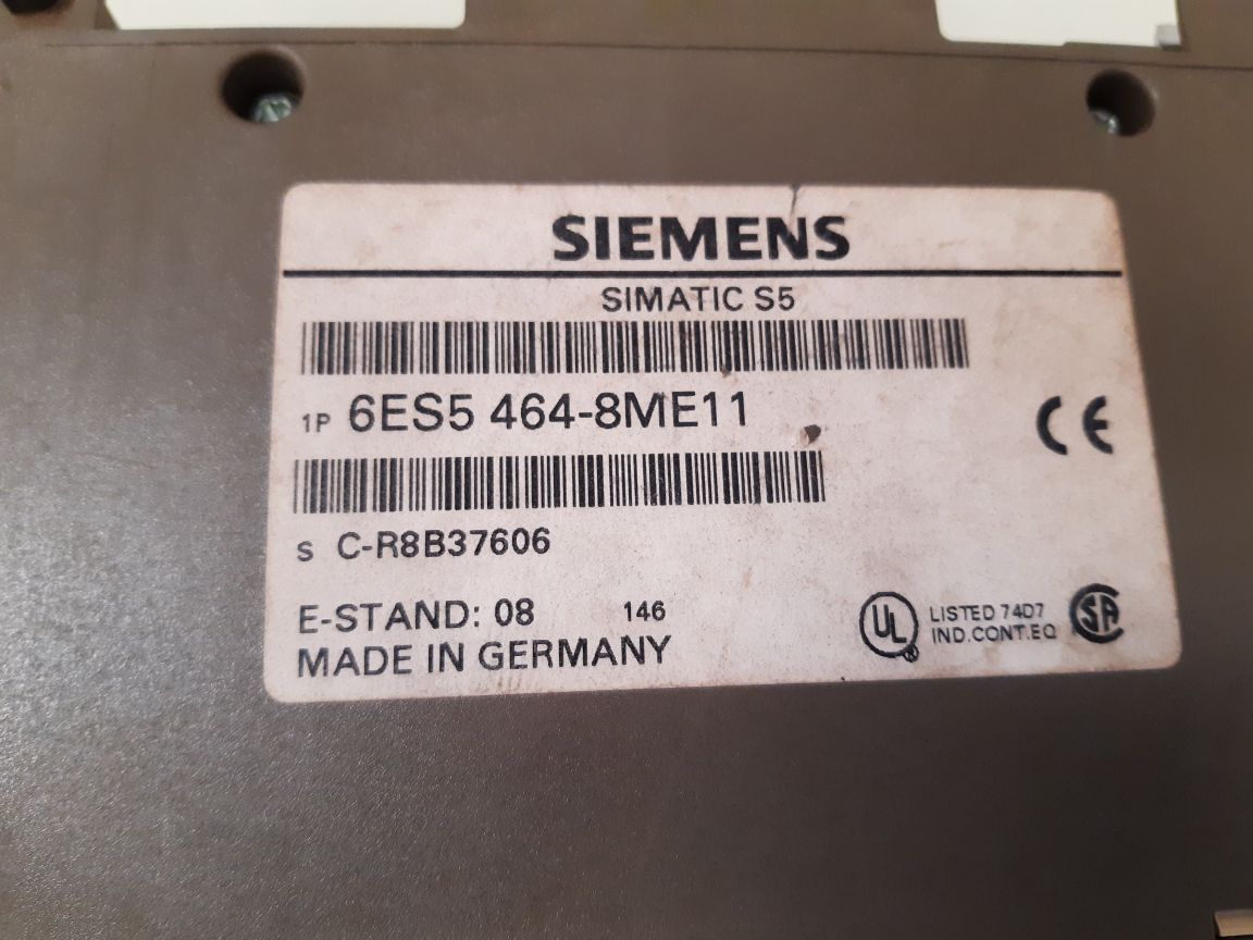 Siemens simatic s5 6es5 464-8me11 analog input module