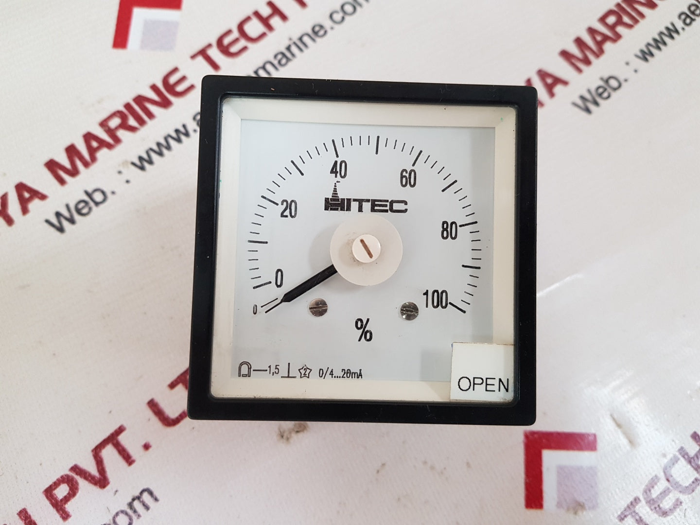 Hitec 0/4-20ma panel meter 0 to 100%