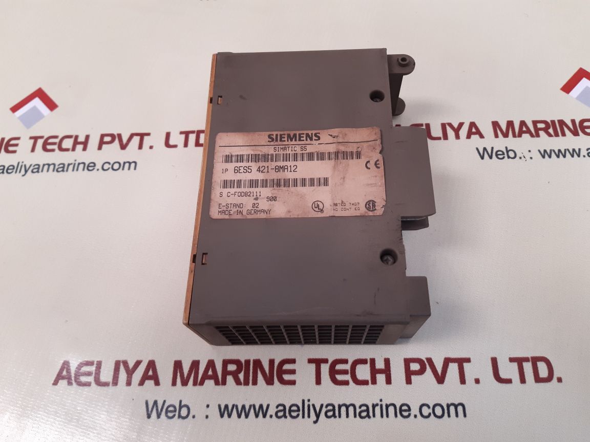 Siemens simatic s5 6es5 421-8ma12 digital input module used