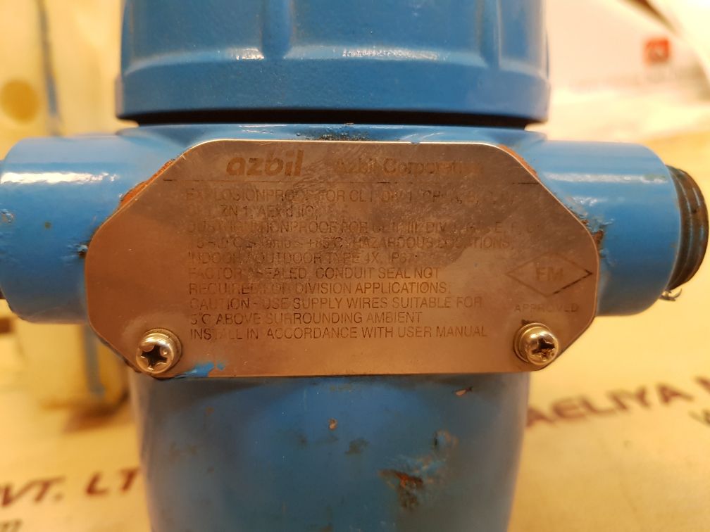 Azbil at9000 advanced transmitter gtx31d-eaaadcb-af 1axa1-a2w1