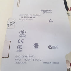 Schneider electric 140cra93200 modicon quantum module