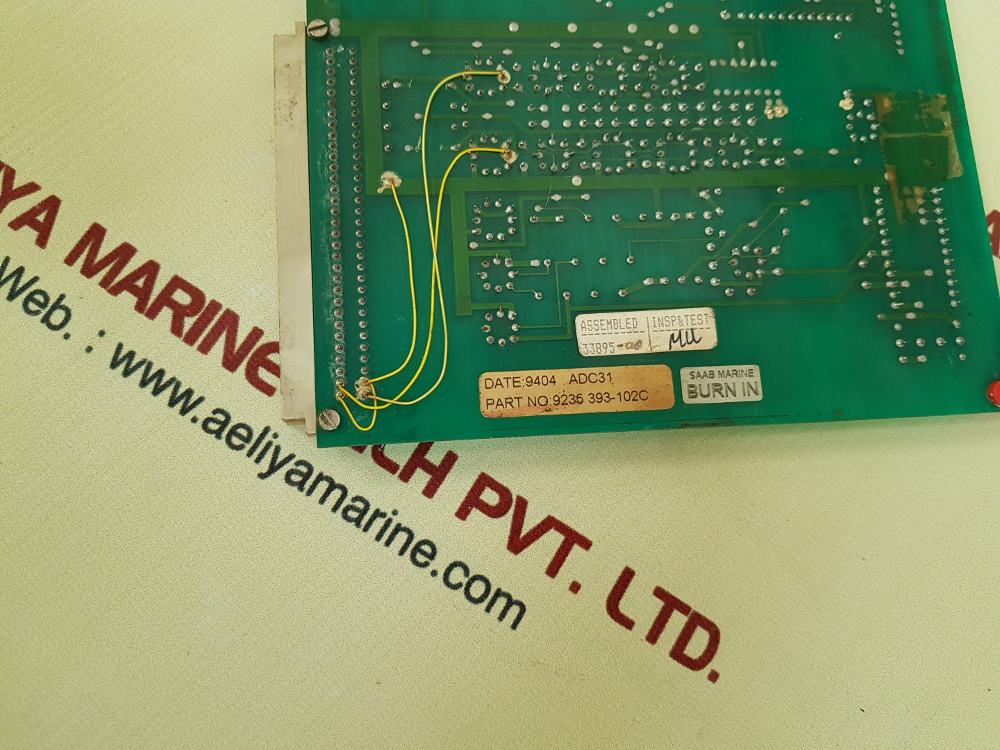 Saab marine adc31 9235 393-102c pcb card kk 92 27 146-10-1