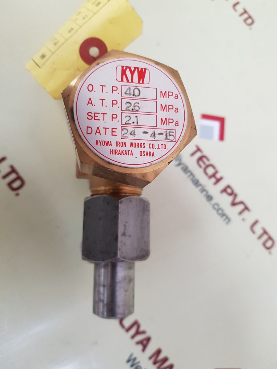 Kyowa iron 33545h pressure valve