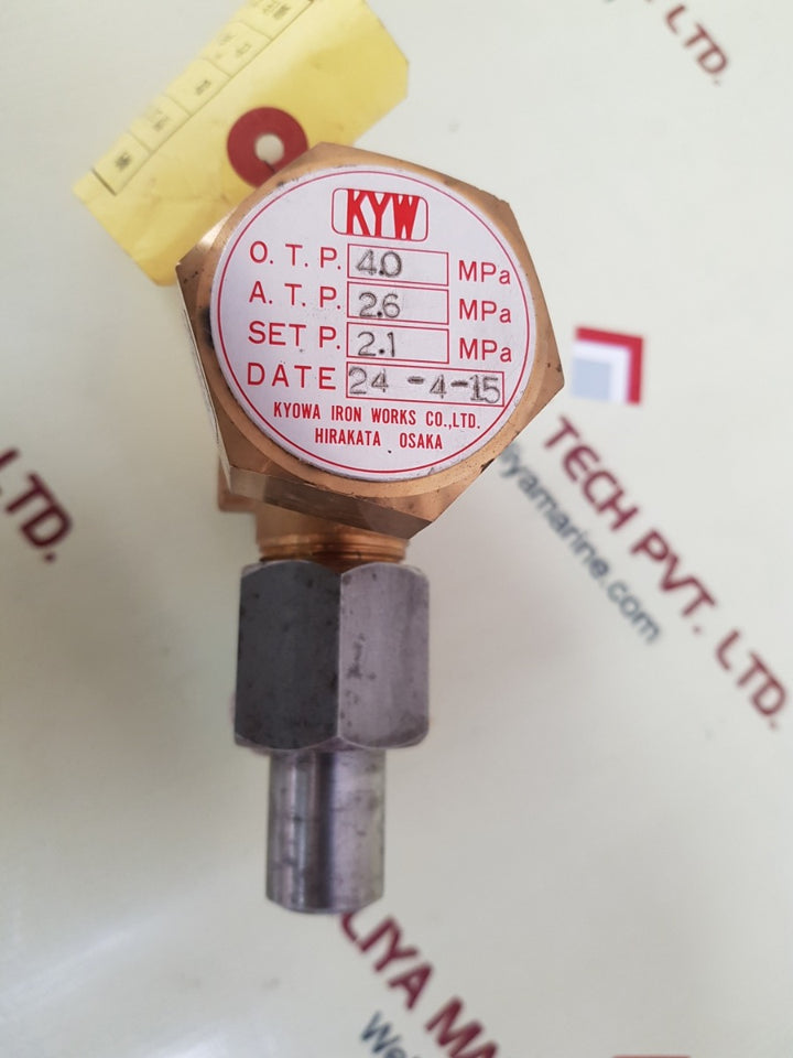 Kyowa iron 33545h pressure valve