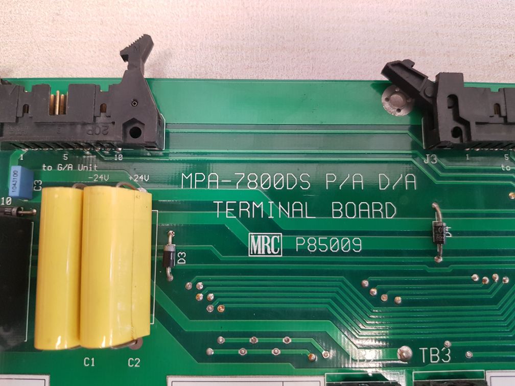 Mrc mpa-7800ds p/a d/a terminal board p85009