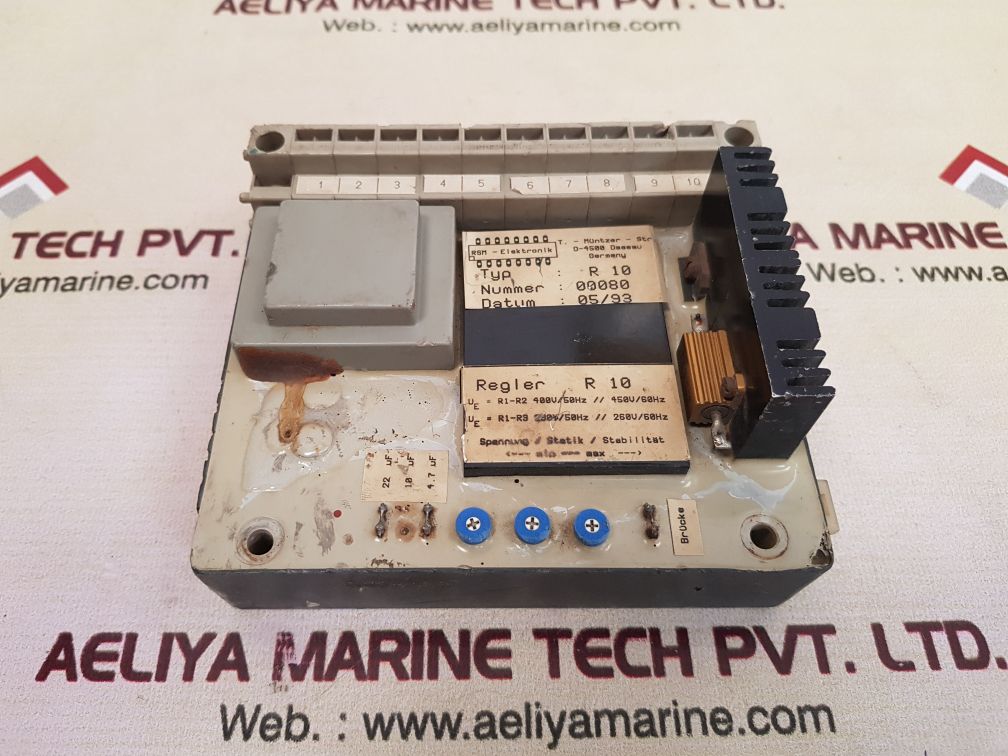 Rsm-elektronik r 10 automatic voltage regulator Used
