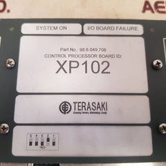Terasaki 98.6.049.706 control processor board id: xp102