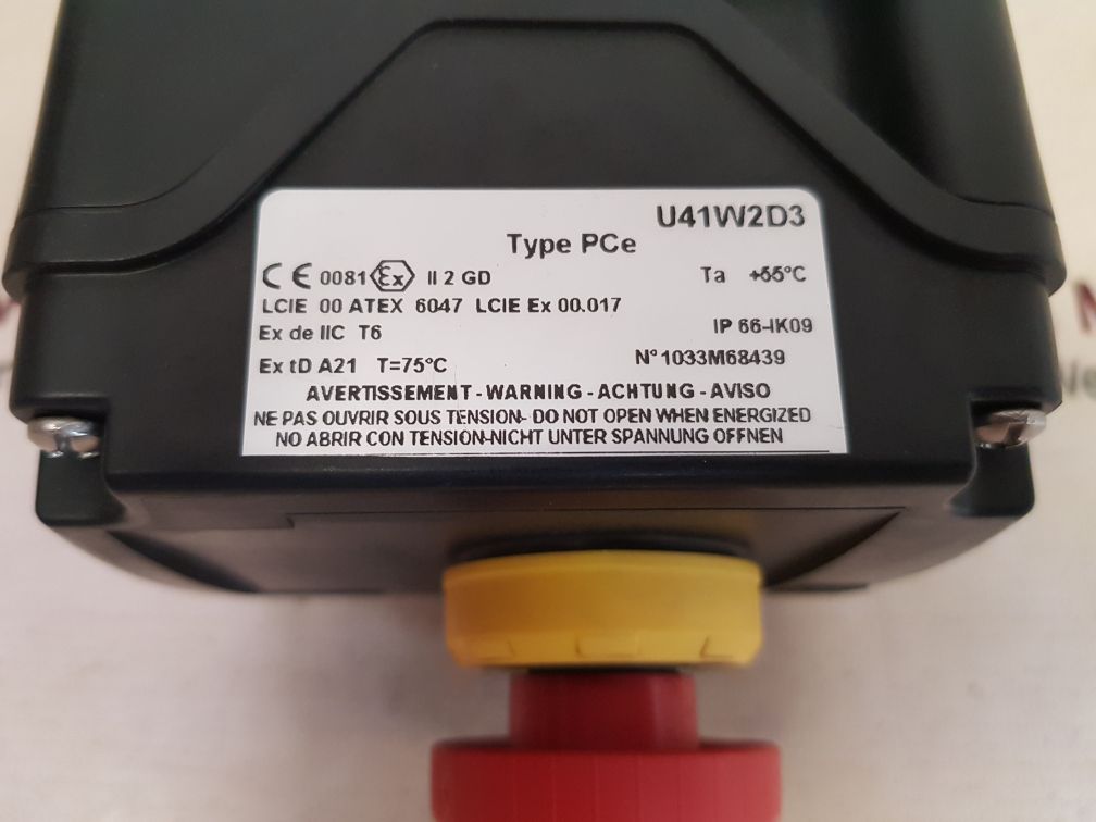 Atx u41w2d3 pushbutton control station