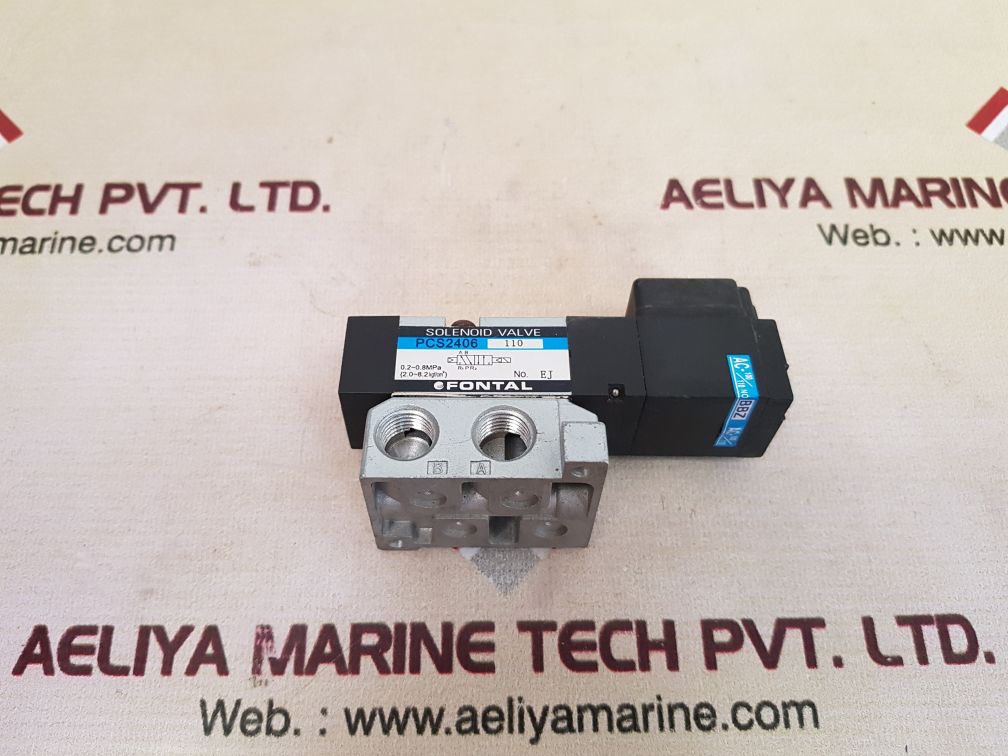 Fontal pcs2406 110 solenoid valve