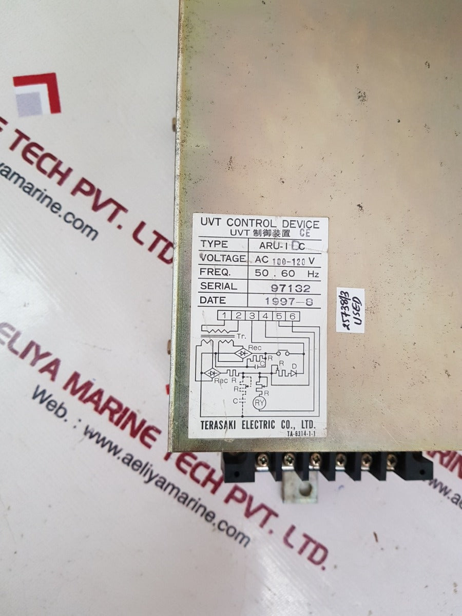 Terasaki aru-1dc uvt control device ac100~120v 50/60hz 
