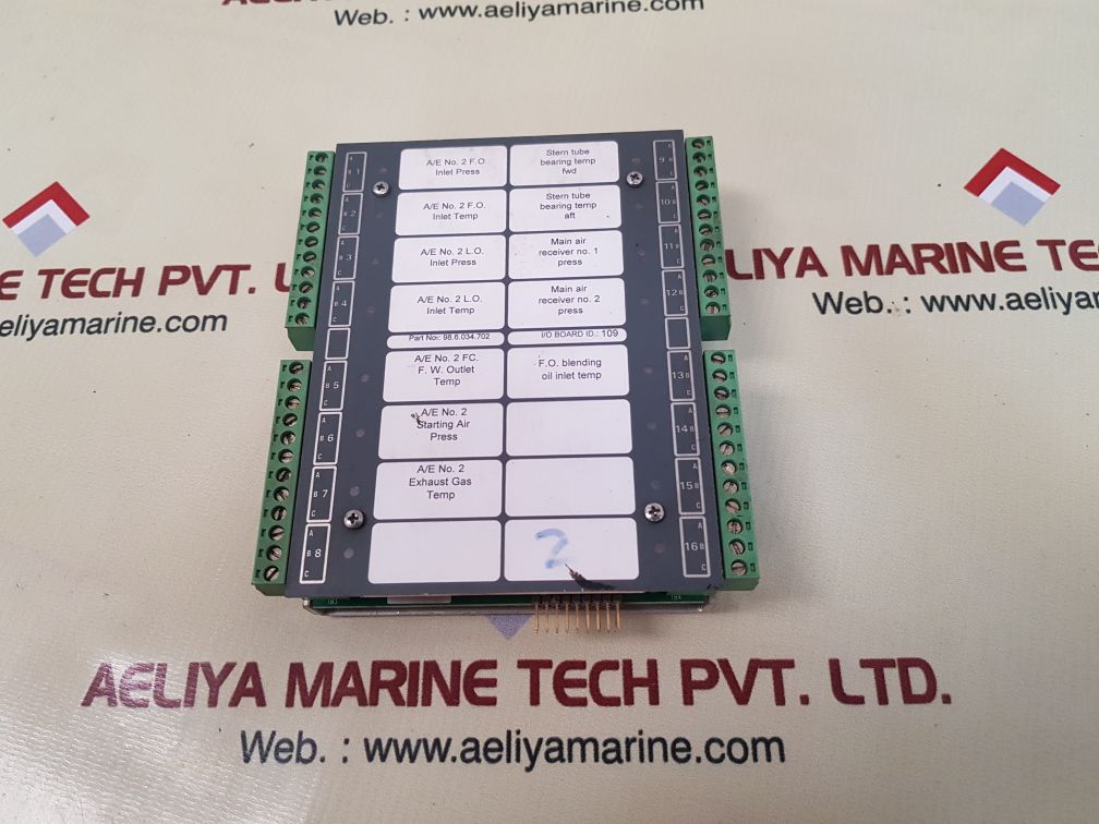 Praxis automation 98.6.034.702 i/o module id.: 109