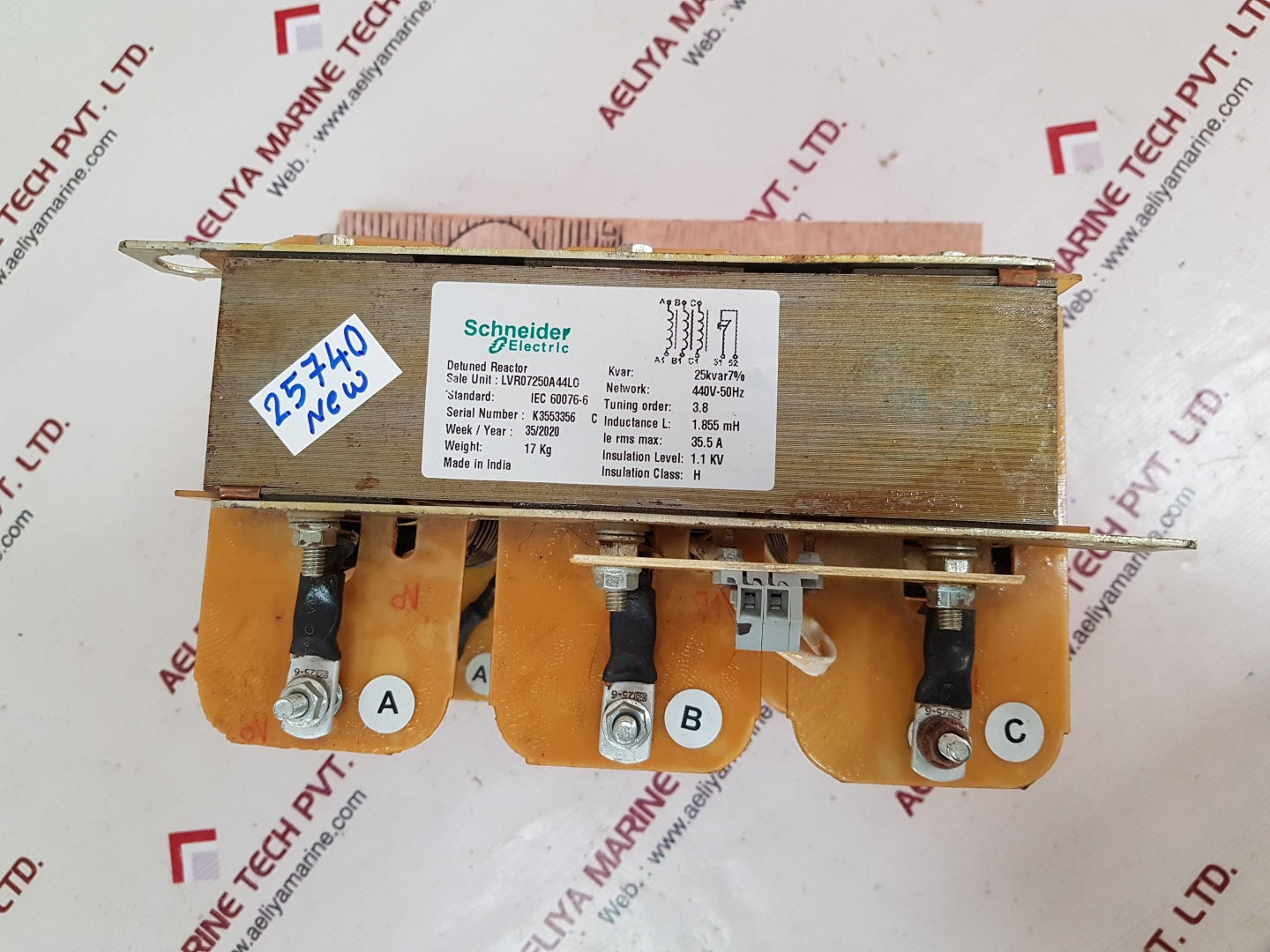 Schneider lvr07250a44l0 detuned reactor