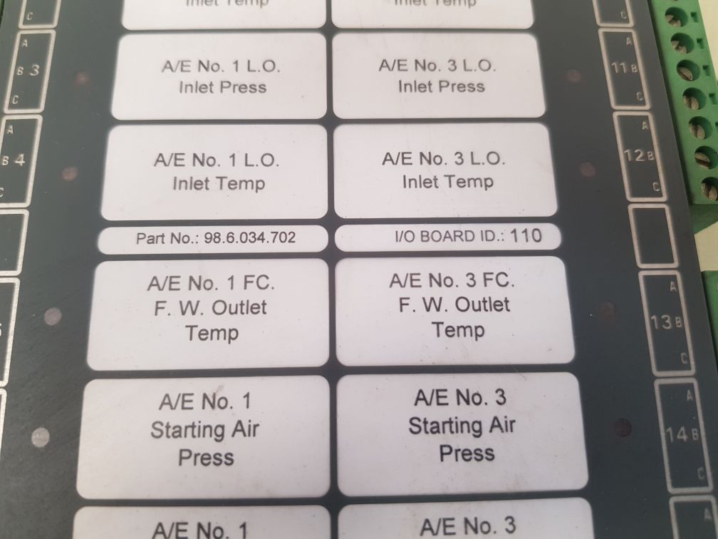 Praxis 98.6.034.702 i/o module id: 110