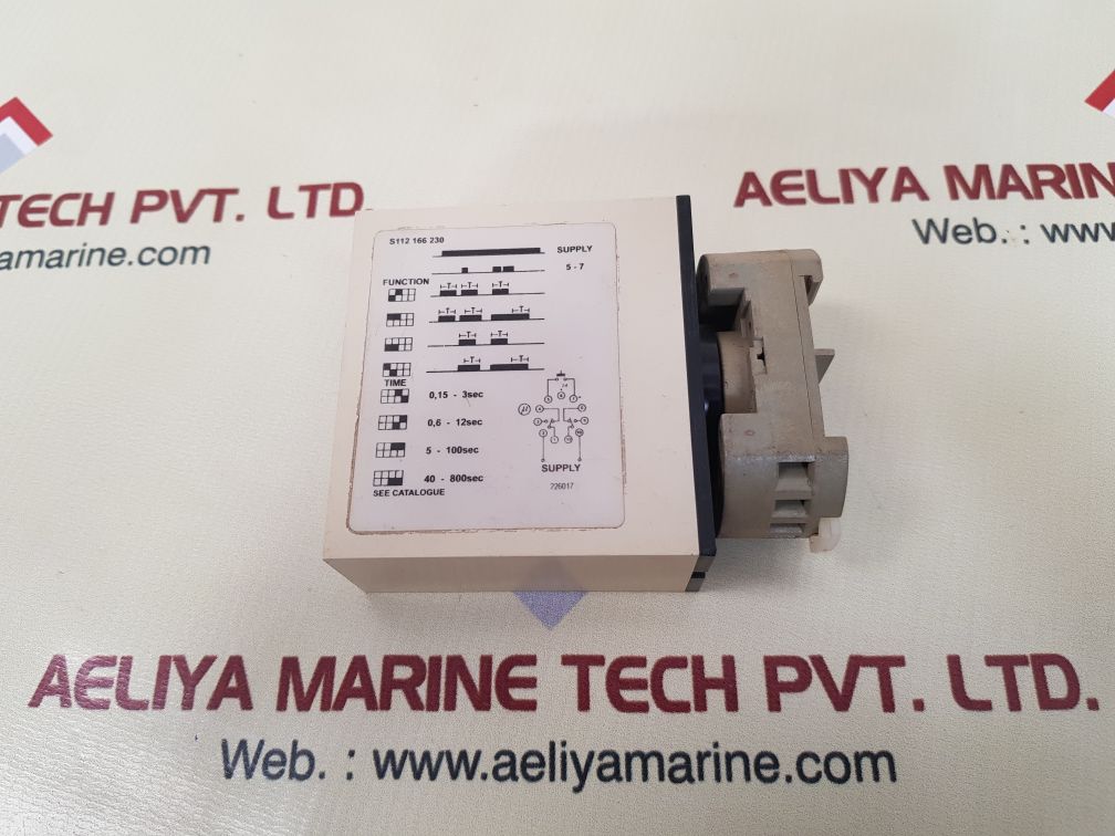 Carlo gavazzi s 112 166 230 interval timer with base