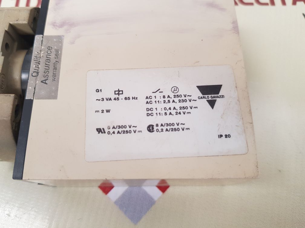 Carlo gavazzi s 112 166 230 interval timer with base