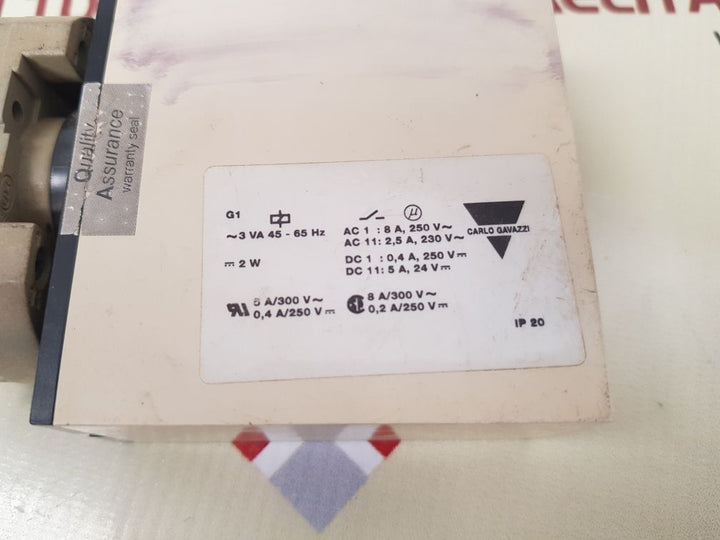 Carlo gavazzi s 112 166 230 interval timer with base