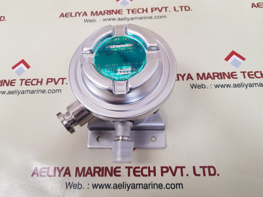 Nagano keiki kh 50 pressure transmitter power 24vdc range 15kgf/cm²