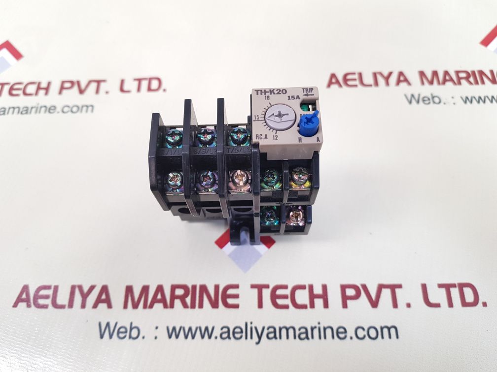 Mitsubishi electric th-k20 thermal overload relay 15a