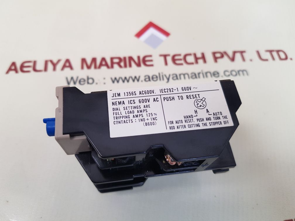 Mitsubishi electric th-k20 thermal overload relay 15a