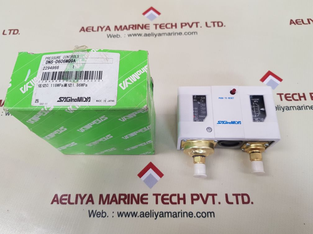 Saginomiya dns-d606mq9a pressure switch