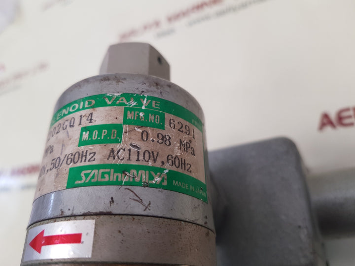 Saginomiya cmv-c202gq14 solenoid valve ac100v