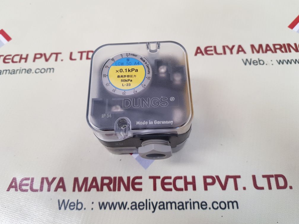 Dungs lgw 50 a4 pressure switch 2.5 to 50 mbar
