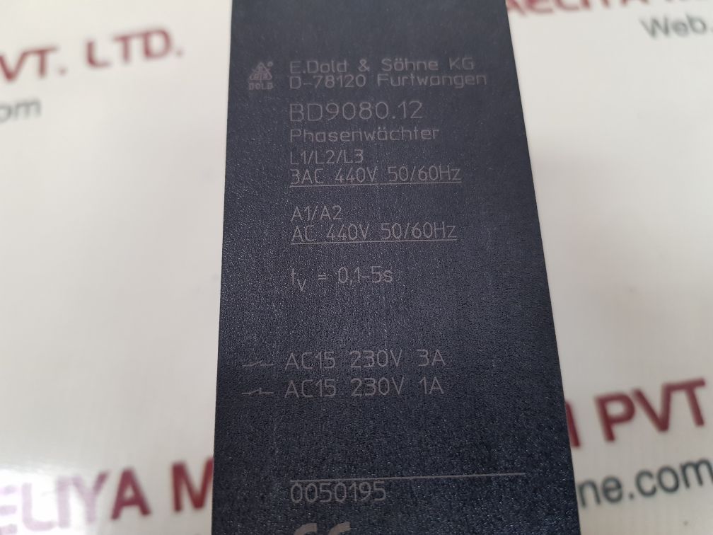 E.dold & sohne bd9080.12 voltage monitoring relay