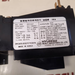 Hyundai hor 1k 6 thermal overload relay new
