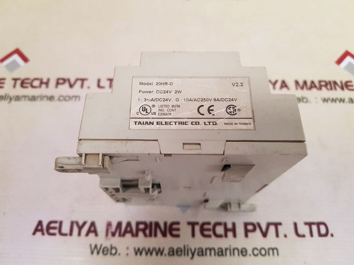 Taian electric 20hr-d micro controller dc24v 2w