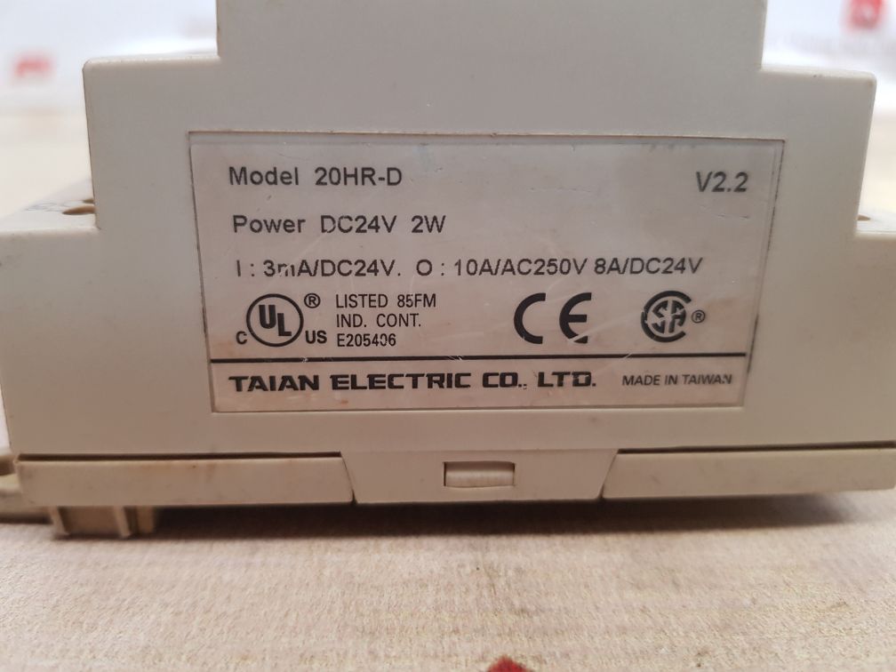 Taian electric 20hr-d micro controller dc24v 2w