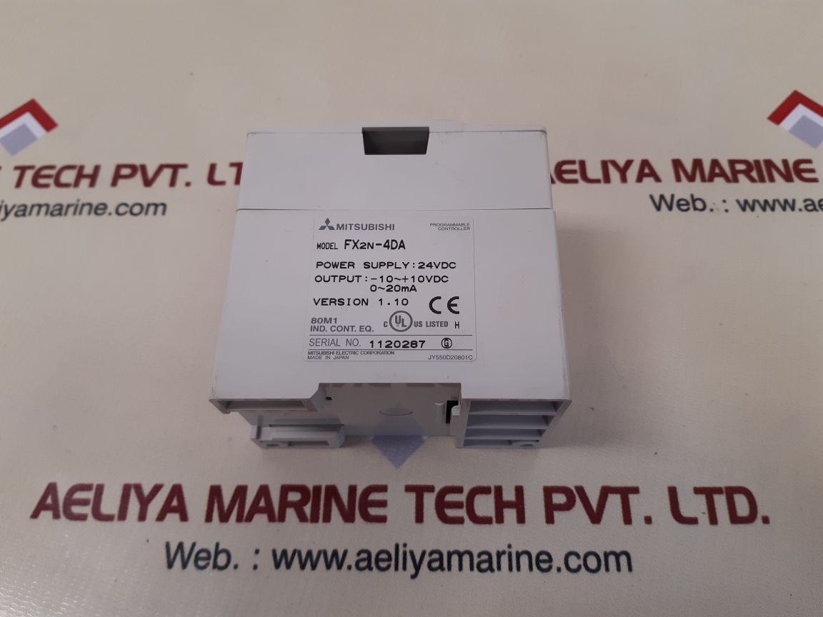 Mitsubishi fx2n-4da programmable controller 0~20ma