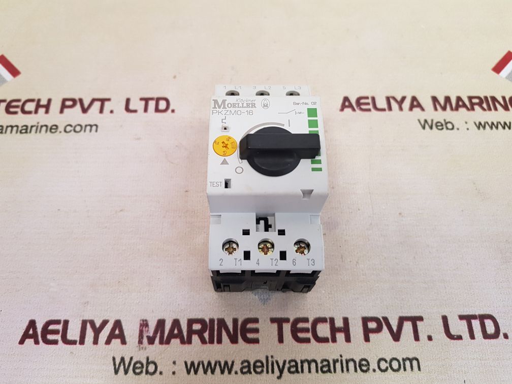 Klockner moeller pkzm0-16 motor protective/ starter switch