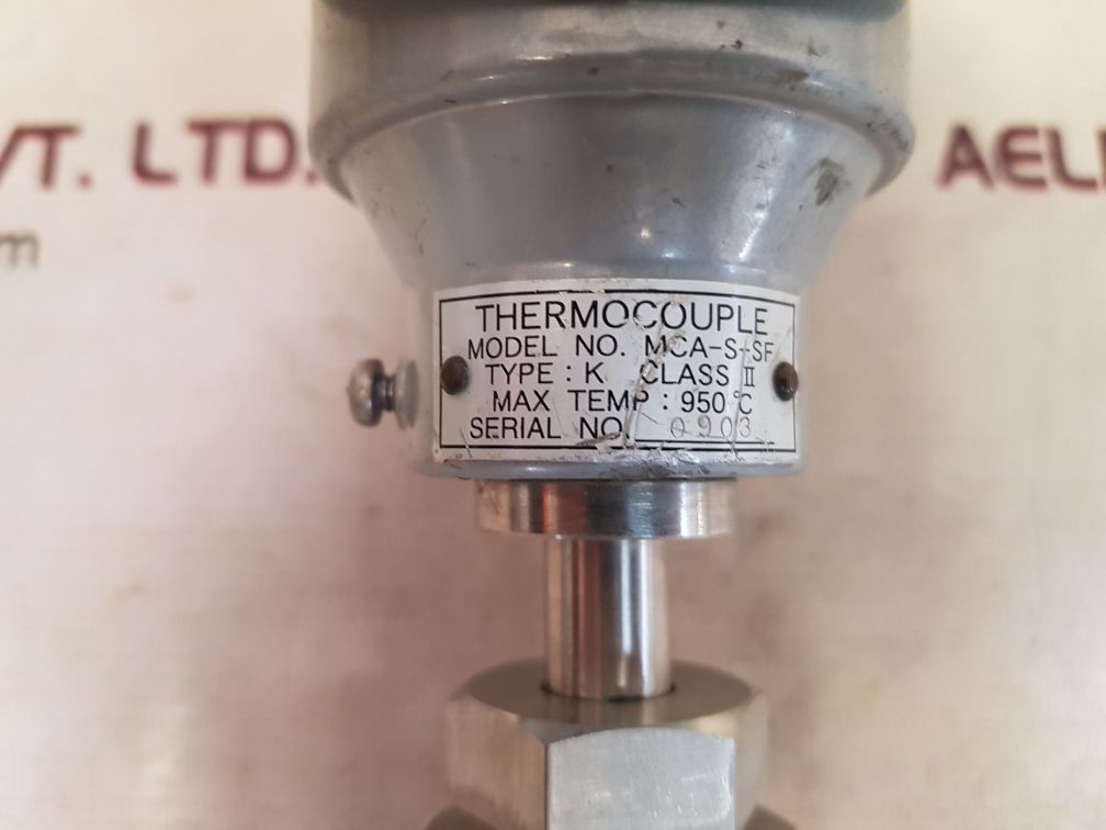 Mca-s-sf thermocouple type k 950'c